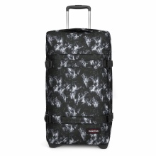 Eastpak Travel Holdall Transit'r L Dark Flame (121 Litres) with Wheels Black/White